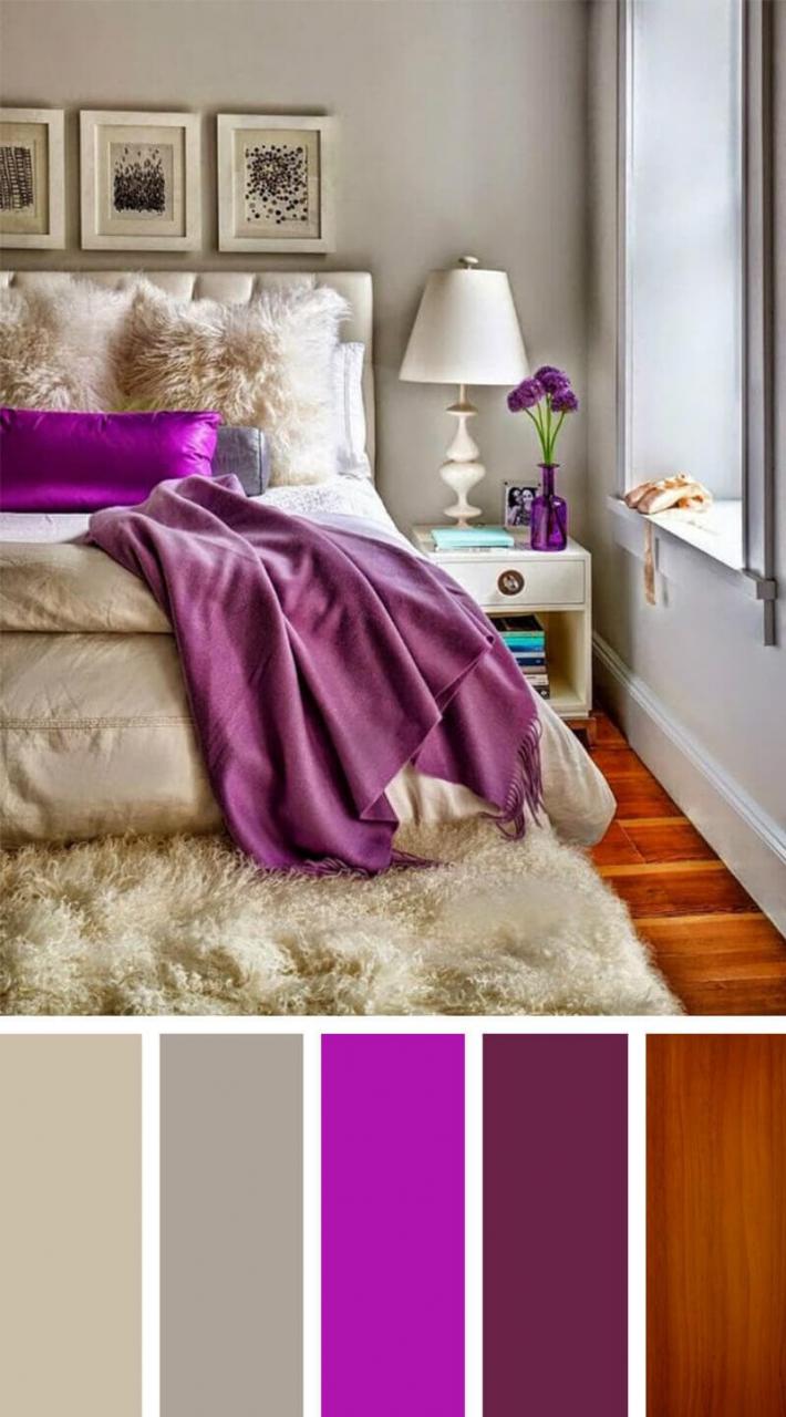 Стильная спальня без дизайнера: Лучшие варианты сочетания цветов
