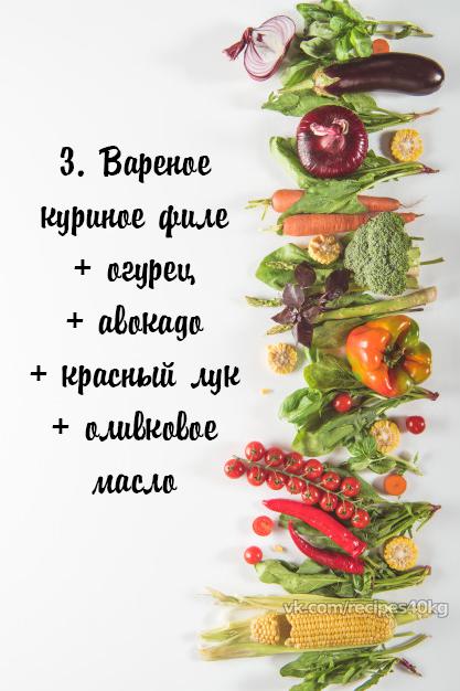 Топ-6 вариантов белковых салатиков для правильного питания