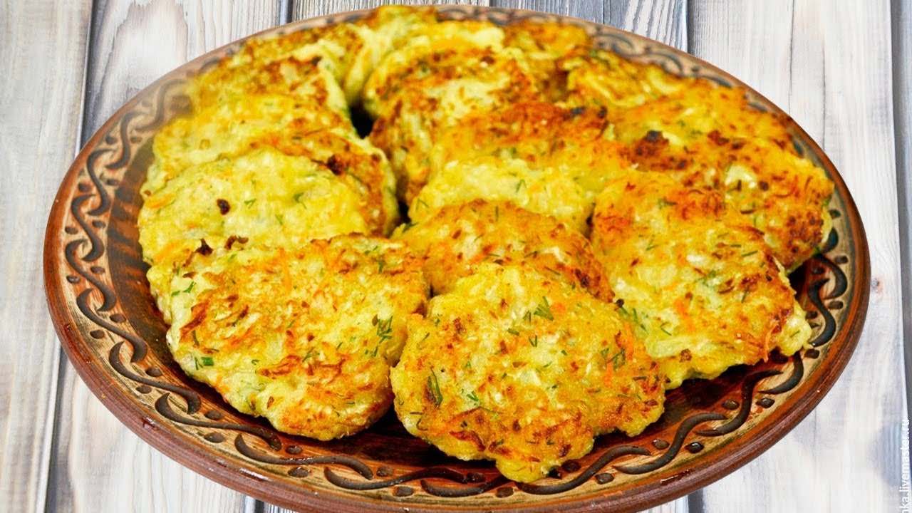 Оладьи из капусты на кефире