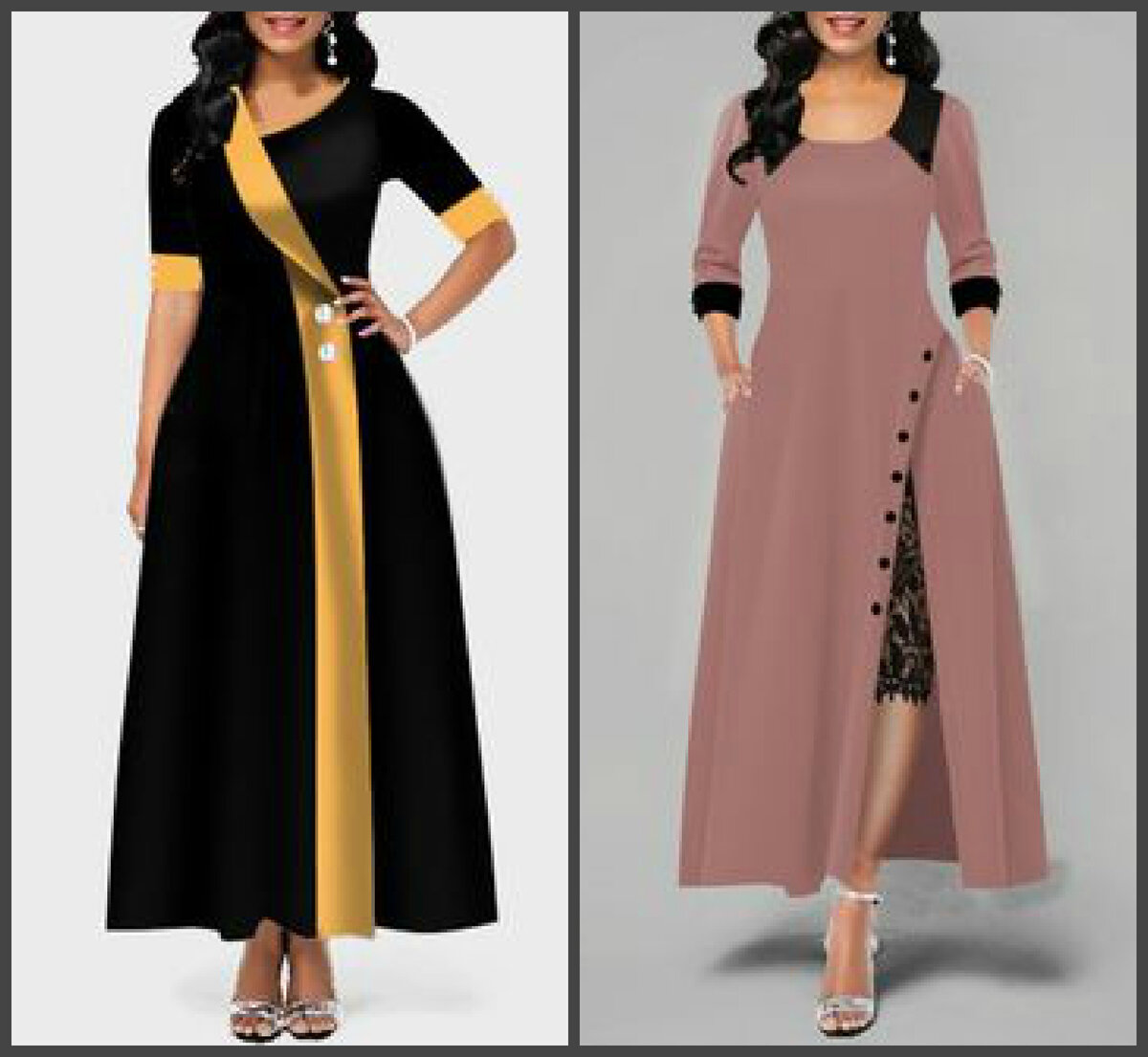 Оригинальные платья, которые скорректируют фигуру без диет. Красиво и элегантно