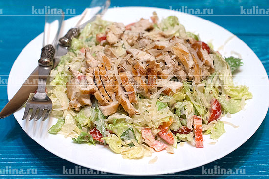 Салат с куриной грудкой