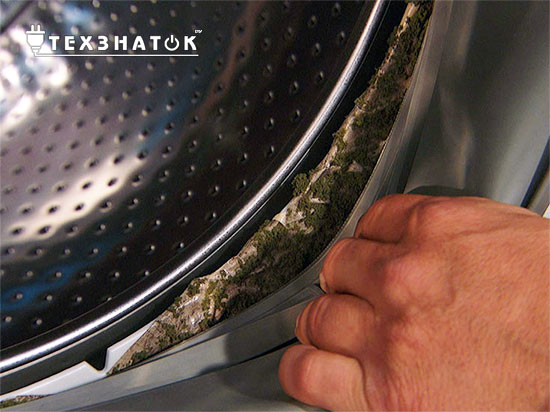 Как вывести плесень из стиральной машинки?