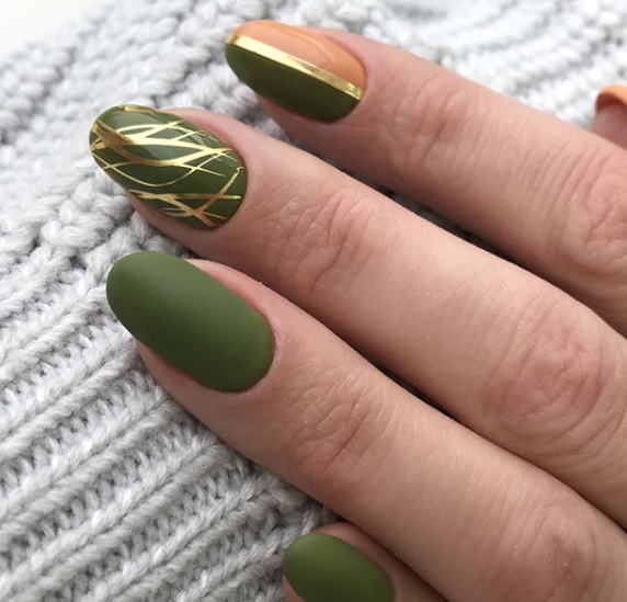 Простые красивые дизайны ногтей