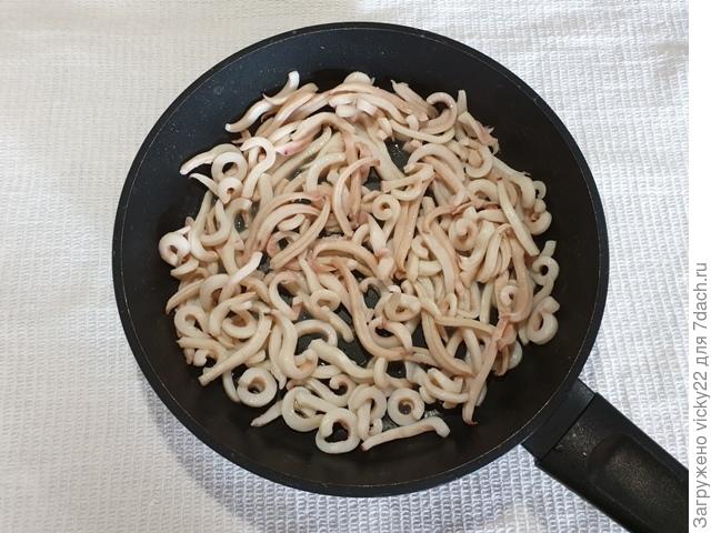 Быстрые маринованные кальмары