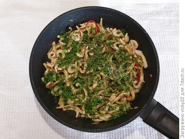 Быстрые маринованные кальмары