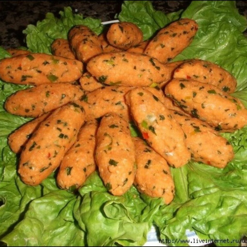 Чечевичные котлетки (турецкая кухня)