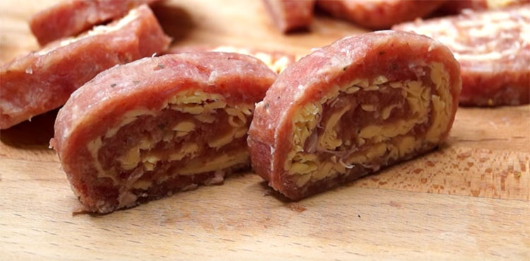 Минутный перекус из фарша Минутный перекус из фарша