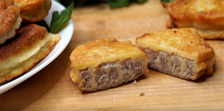 Минутный перекус из фарша Минутный перекус из фарша