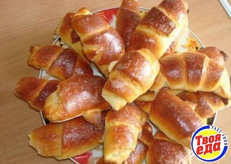 Рецепт восхитительных рогаликов. Шикарная выпечка!