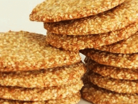 Самое вкусное кунжутное печенье