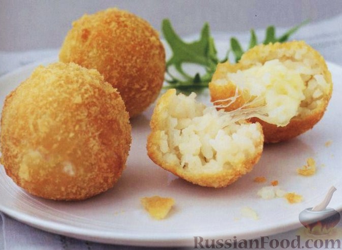 Рисовые шарики с сыром
