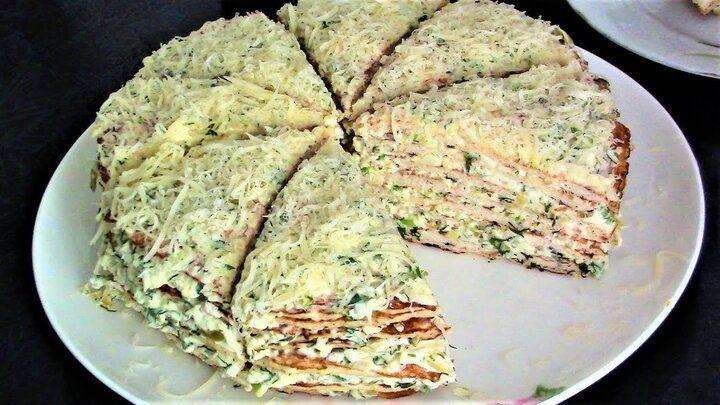 ВСЕ ГОСТИ В ВОСТОРГЕ ОТ НЕЖНОЙ И ПИКАНТНОЙ ЗАКУСКИ! КУРИНЫЙ ТОРТ.