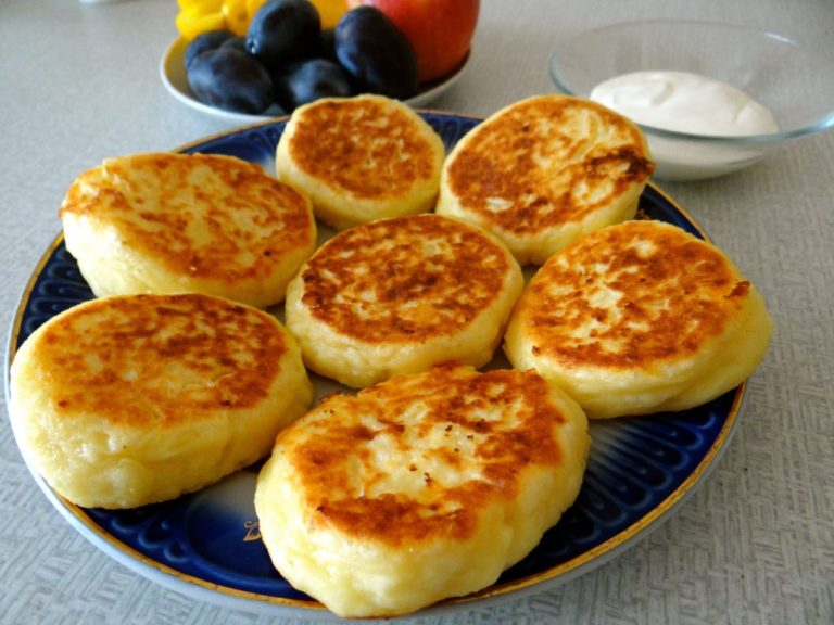 Рецепт сырников «Минутка» без муки и яиц