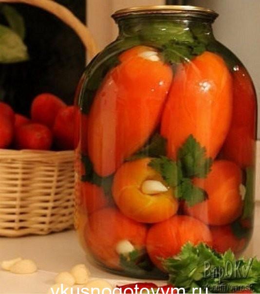 Помидоры «Язык проглотишь»! Вкуснейший рецепт! Закуска вне конкуренции! Сохраните себе - точно пригодится.