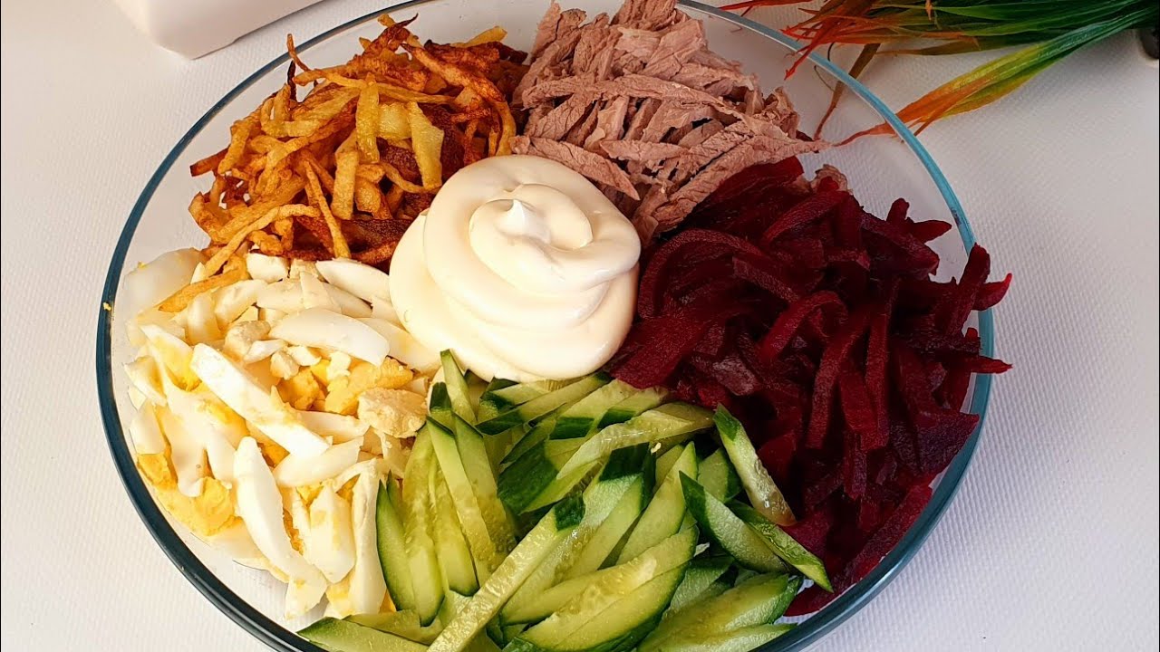 Вкуснейший салат «Французский» — рецепт бомба