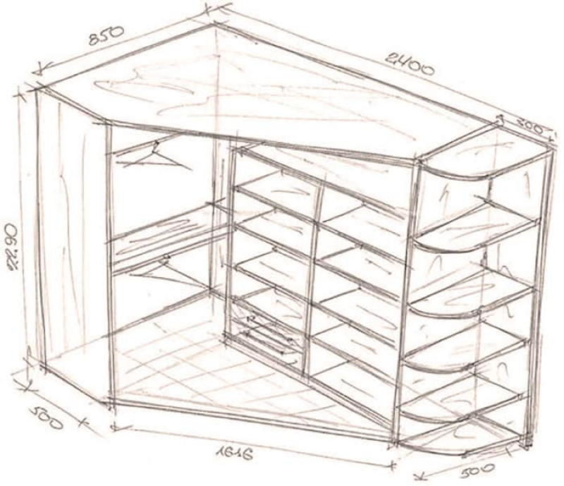 Фантастические шкафы-купе: 26 идей с чертежами Фантастические шкафы-купе: 26 идей с чертежами