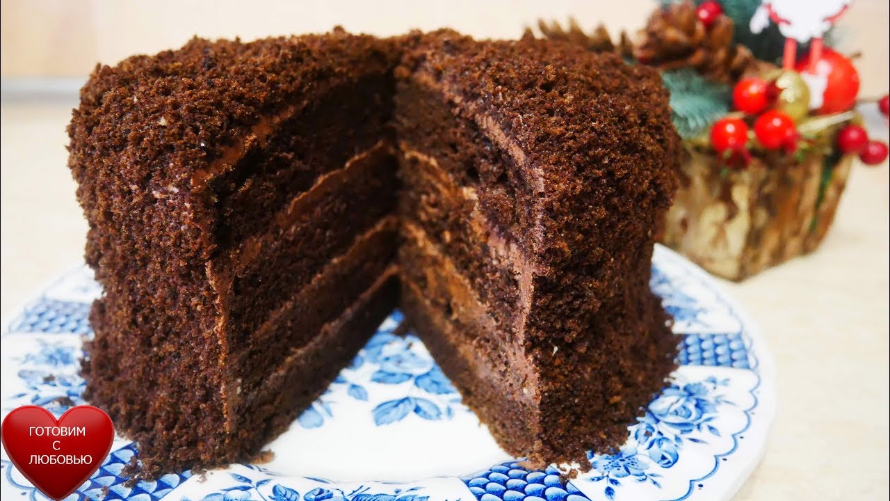 Бюджетный, простой и в то же время очень вкусный ТРЮФЕЛЬНЫЙ ТОРТ