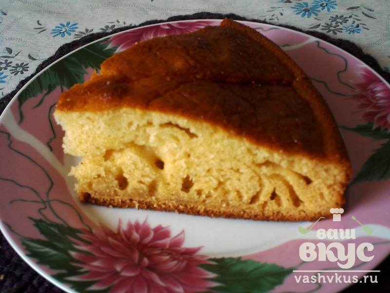 Воздушный и нежный бисквит на кефире (пошаговый фото рецепт) - ВашВкус