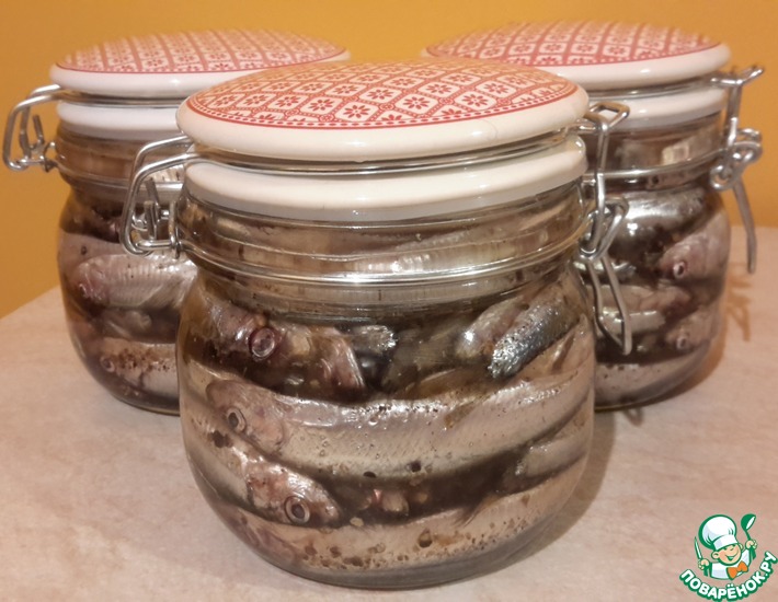 Пряная килька по-домашнему