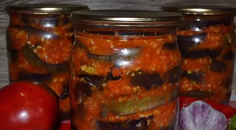 Острые грузинские баклажаны на зиму – вкусный рецепт
