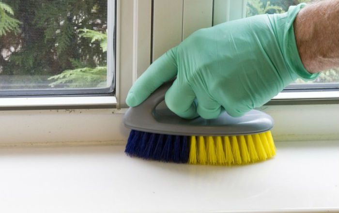 Как отмыть пластиковый подоконник от въевшейся грязи и плесени Как отмыть пластиковый подоконник от въевшейся грязи и плесени