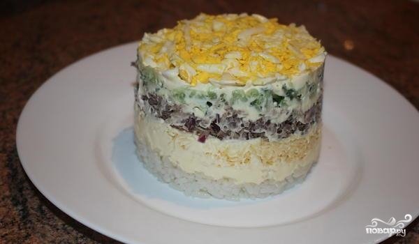 “Салат”Капля воды” – пошаговый рецепт с фото