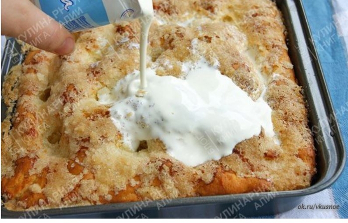 Безумно вкусный и простой сахарный пирог Безумно вкусный и простой сахарный пирог