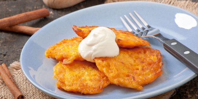 10 простых рецептов оладий из тыквы