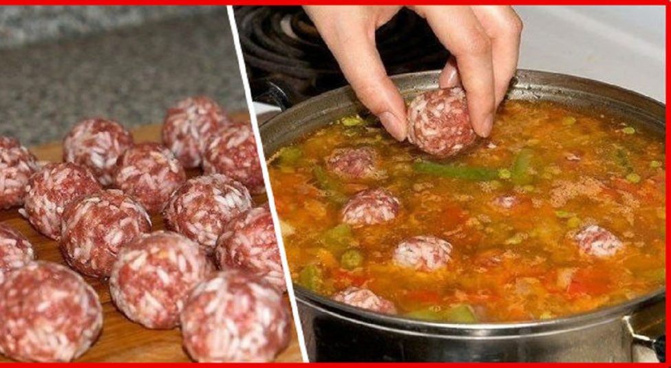 Ням... Мой фирменный суп с фрикадельками муж просит каждый день. Потрясающий вкус. Вот рецепт. Ням... Мой фирменный суп с фрикадельками муж просит каждый день. Потрясающий вкус. Вот рецепт.