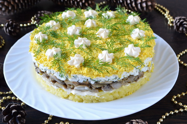 НОВЕЙШИЙ и ВКУСНЕЙШИЙ Салат ГРИБЫ под ШУБОЙ.