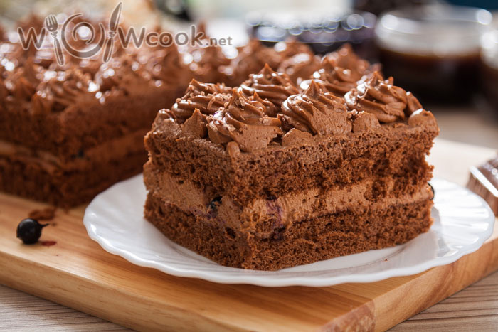 Простой рецепт очень вкусного шоколадного торта Простой рецепт очень вкусного шоколадного торта