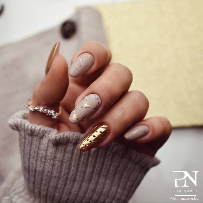 Рождественский маникюр 2021: 80+ непревзойденных фото идей