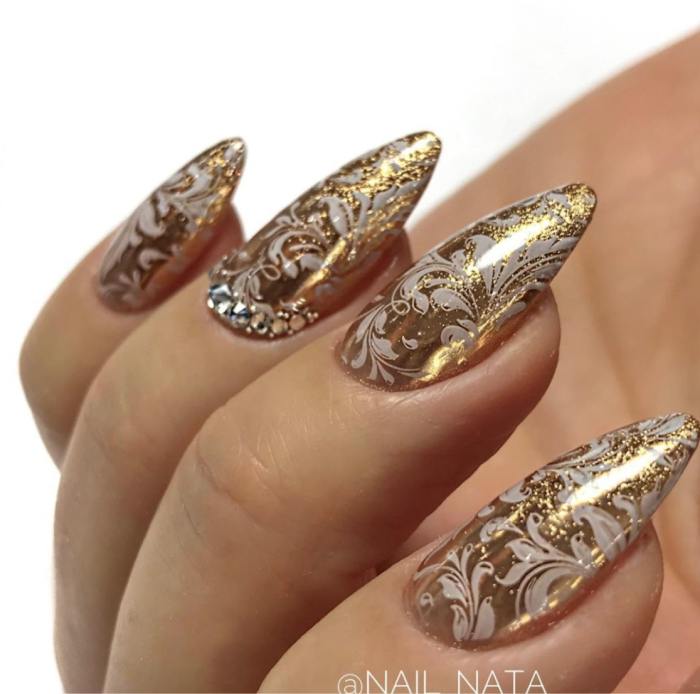 Рождественский маникюр 2021: 80+ непревзойденных фото идей