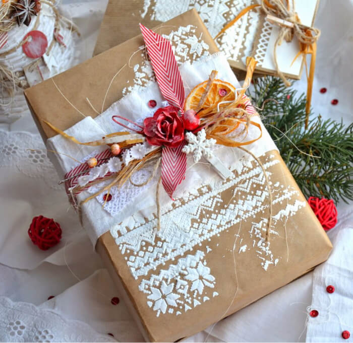 63 идеи упаковки подарков на Новый Год