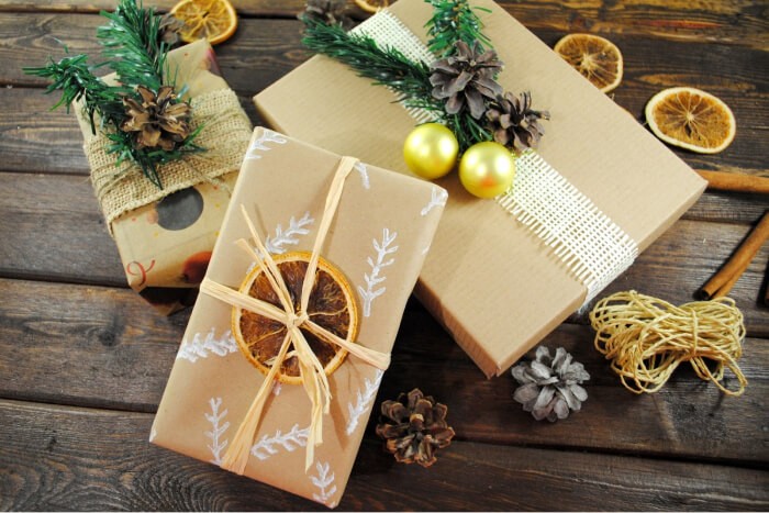 идеи упаковки подарков на Новый Год
