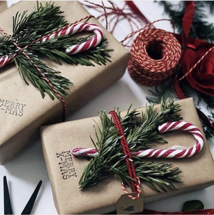 идеи упаковки подарков на Новый Год