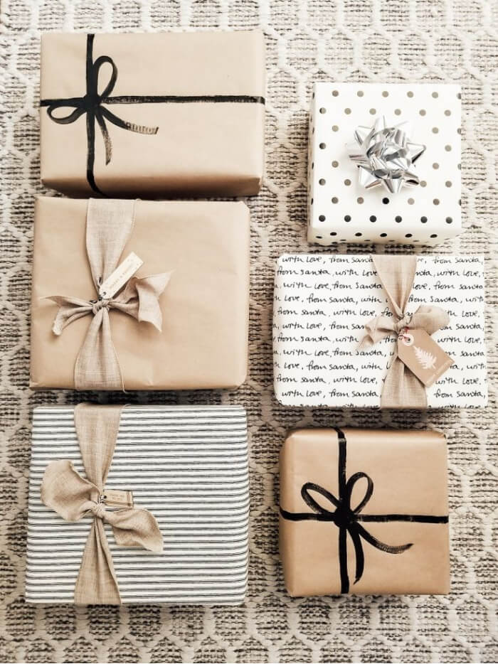 идеи упаковки подарков на Новый Год