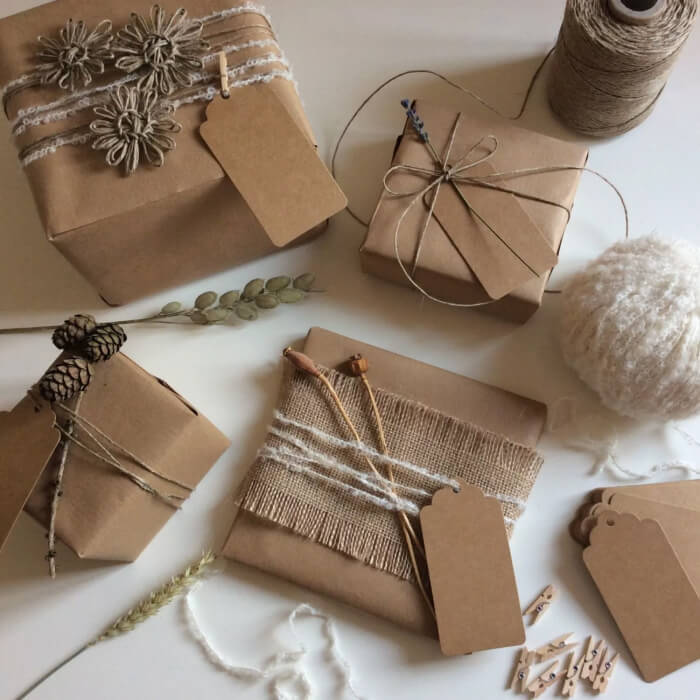 идеи упаковки подарков на Новый Год