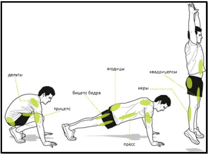 Бурпи — лучшее упражнение с собственным весом!