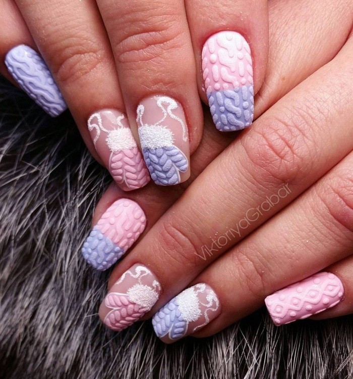 Рождественский маникюр 2021: 80+ непревзойденных фото идей