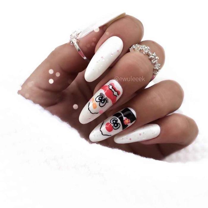 Рождественский маникюр 2021: 80+ непревзойденных фото идей