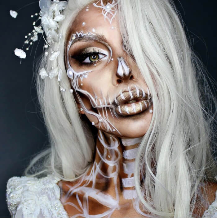 Макияж на Хэллоуин 2020: 32 страшно красивых идеи грима