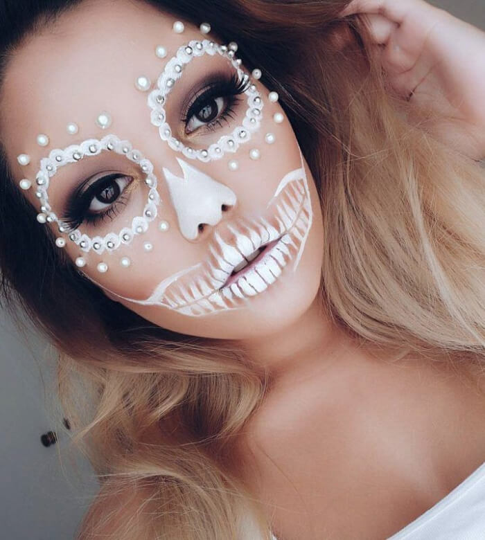 Макияж на Хэллоуин 2020 50 страшно красивых идей грима