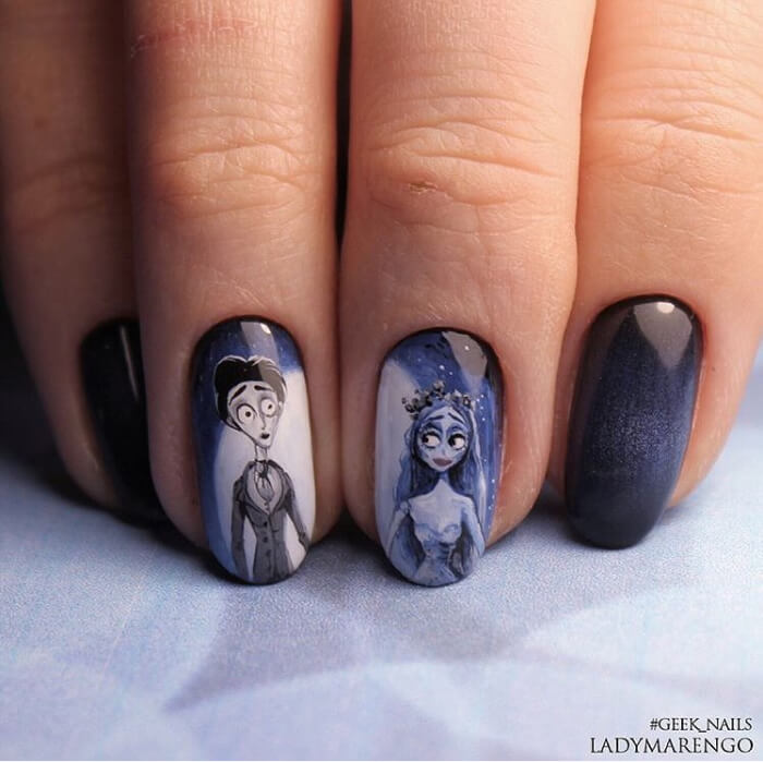 Маникюр на Хэллоуин 2020 шикарные идеи дизайна ногтей