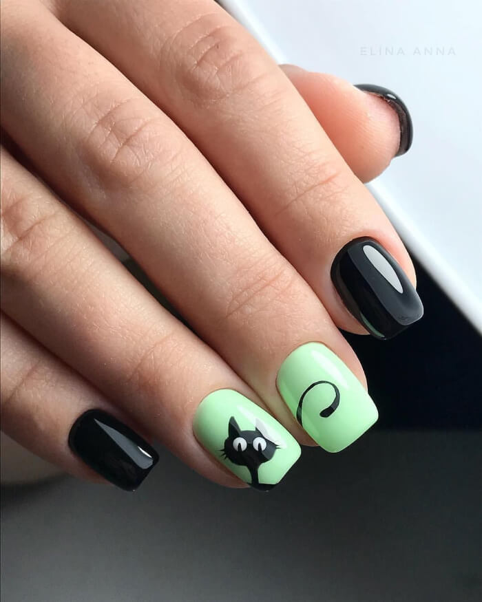 Маникюр на Хэллоуин 2020 шикарные идеи дизайна ногтей