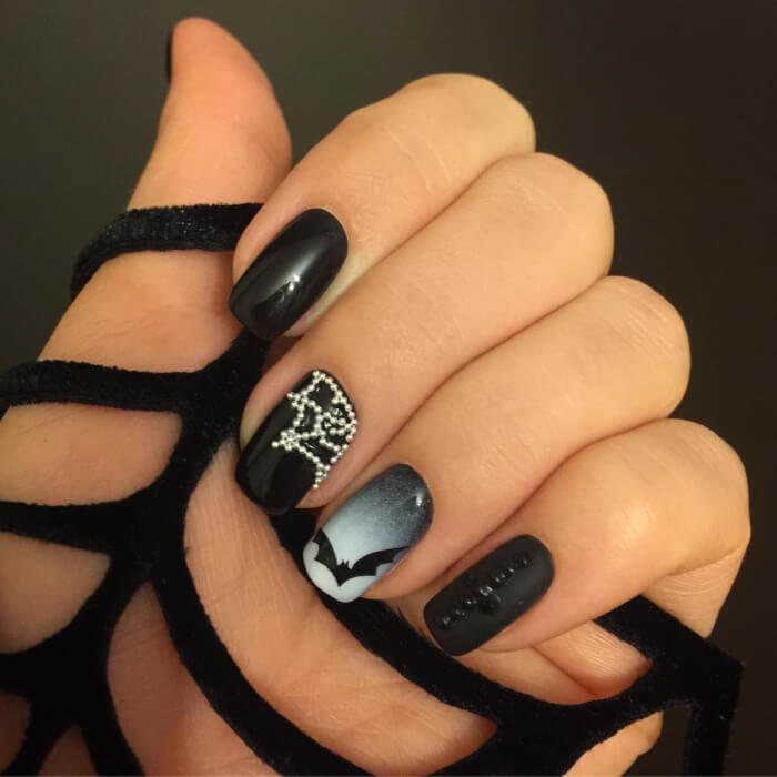 Маникюр на Хэллоуин 2020 шикарные идеи дизайна ногтей