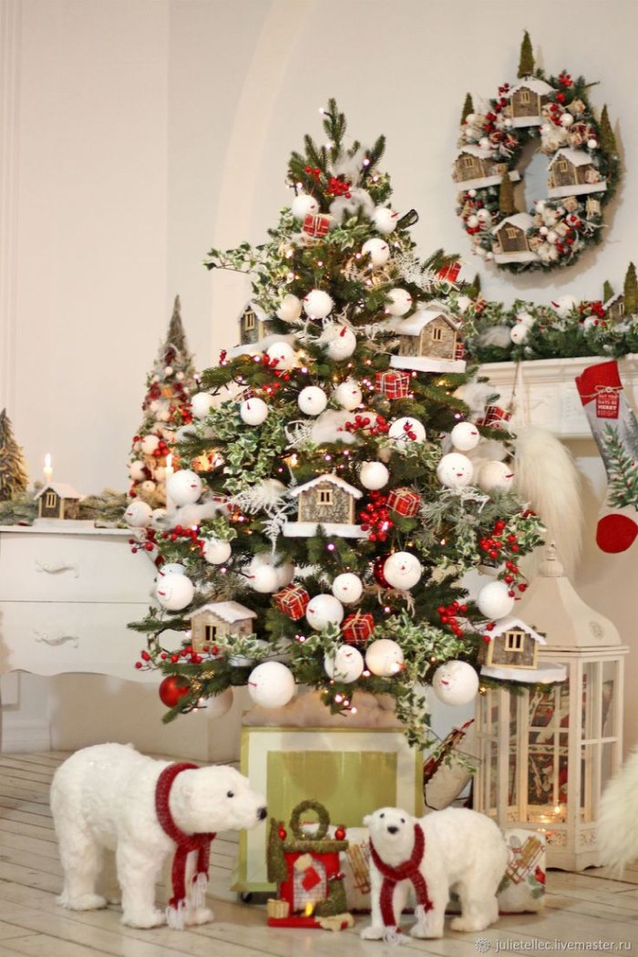 Как красиво нарядить елку на Новый Год: 49 вариантов