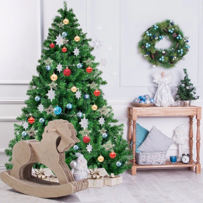 Как красиво нарядить елку на Новый Год: 49 вариантов