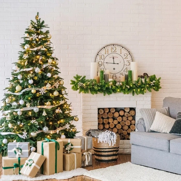 Как красиво нарядить елку на Новый Год: 49 вариантов