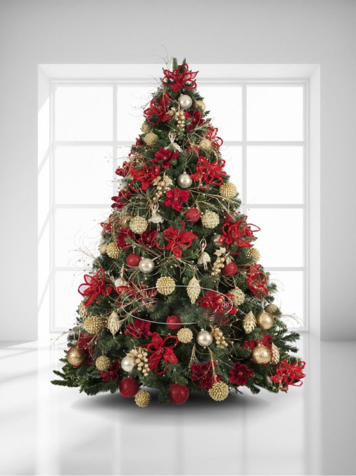 Как красиво нарядить елку на Новый Год: 49 вариантов